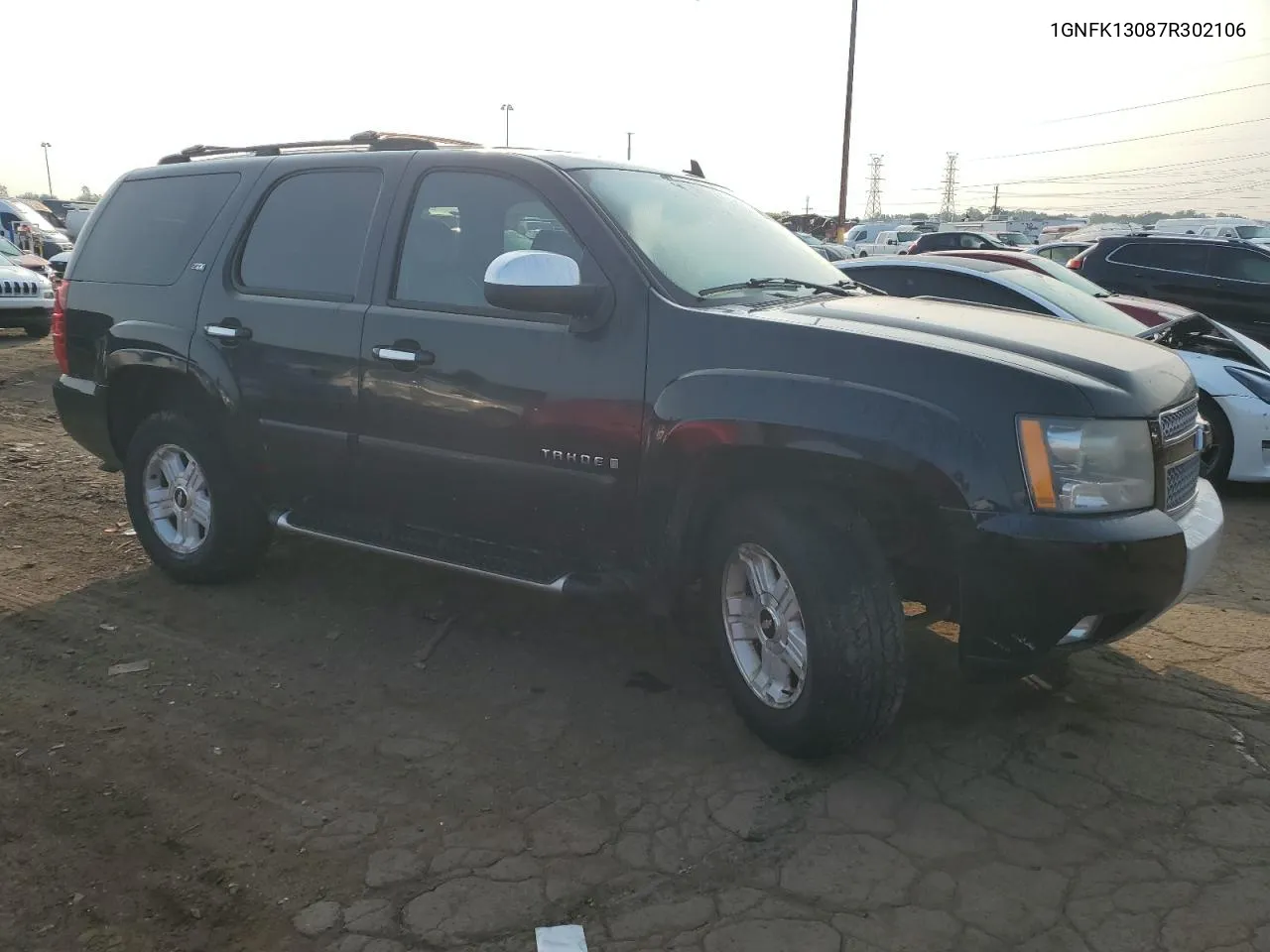 2007 Chevrolet Tahoe K1500 VIN: 1GNFK13087R302106 Lot: 71106374