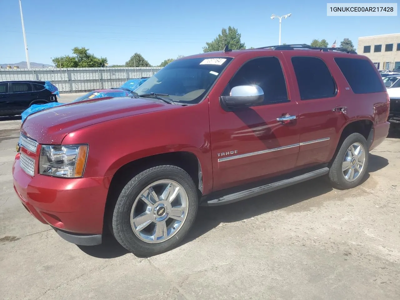 2010 Chevrolet Tahoe K1500 Ltz VIN: 1GNUKCE00AR217428 Lot: 71031164