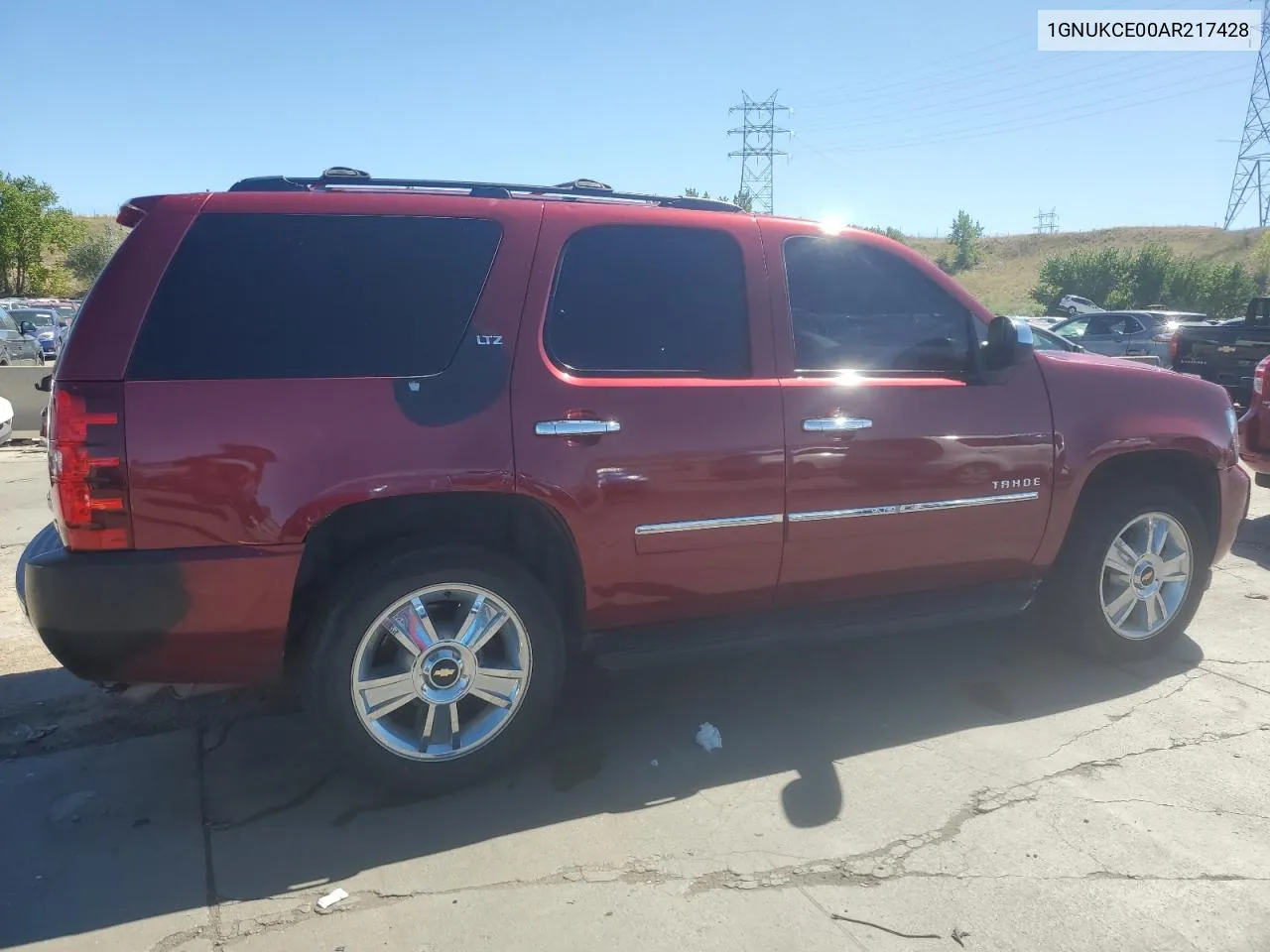 2010 Chevrolet Tahoe K1500 Ltz VIN: 1GNUKCE00AR217428 Lot: 71031164