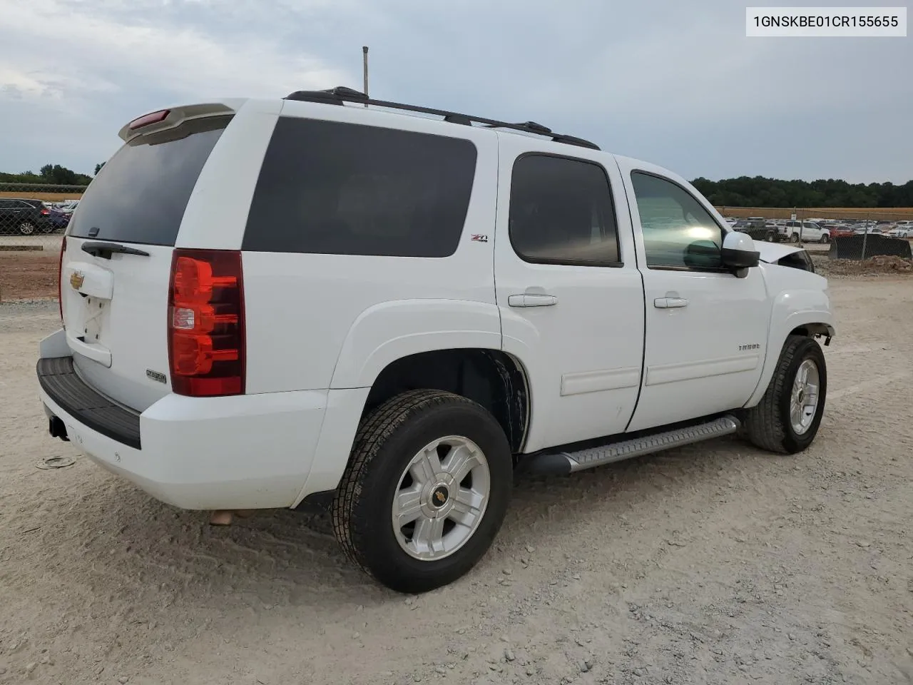 2012 Chevrolet Tahoe K1500 Lt VIN: 1GNSKBE01CR155655 Lot: 63016404