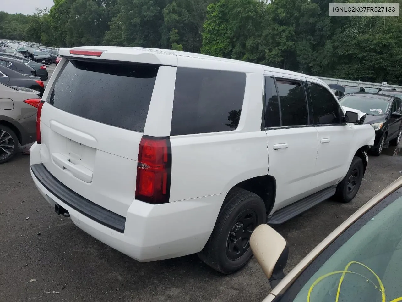 2015 Chevrolet Tahoe Police VIN: 1GNLC2KC7FR527133 Lot: 66600014