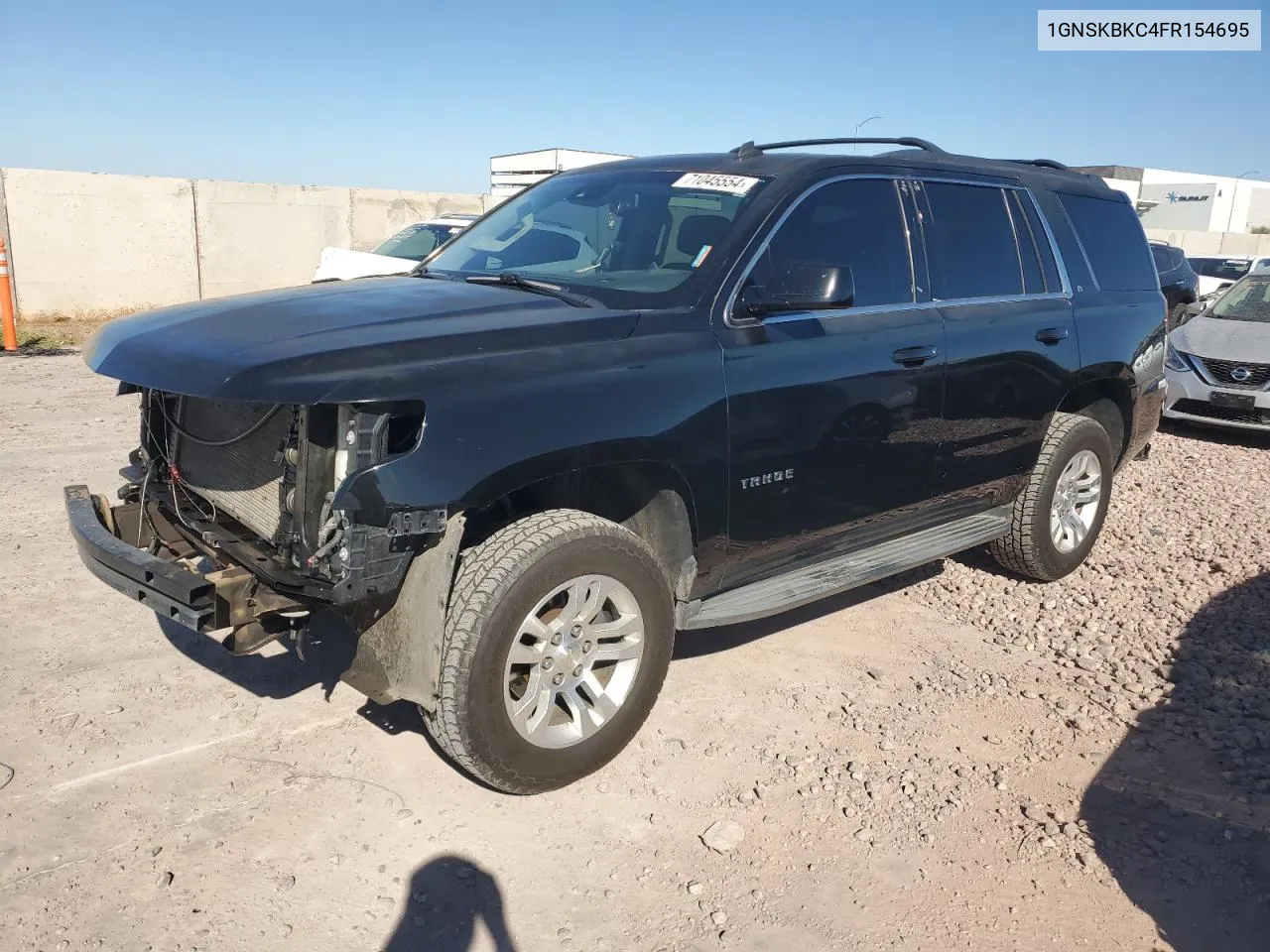 2015 Chevrolet Tahoe K1500 Lt VIN: 1GNSKBKC4FR154695 Lot: 71045554