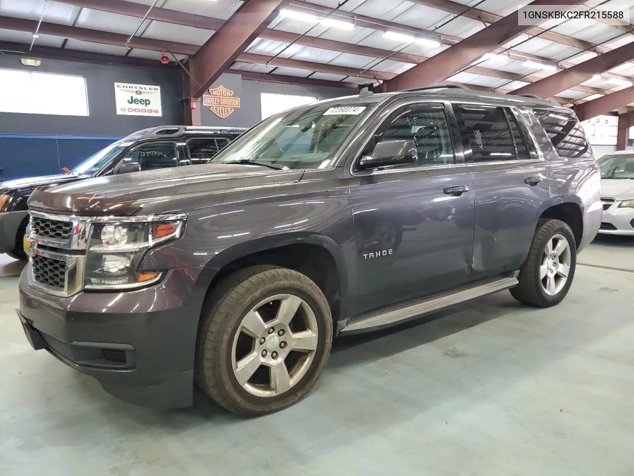 2015 Chevrolet Tahoe K1500 Lt VIN: 1GNSKBKC2FR215588 Lot: 72390074