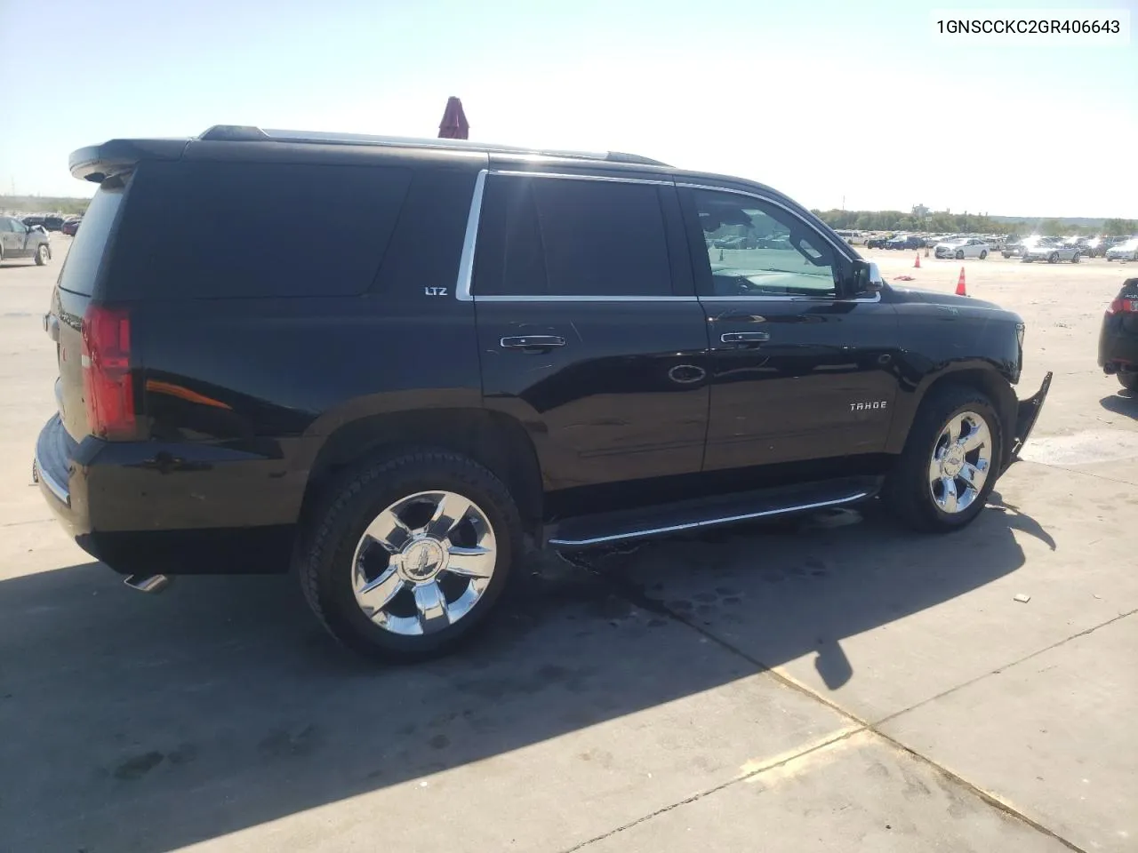 2016 Chevrolet Tahoe C1500 Ltz VIN: 1GNSCCKC2GR406643 Lot: 72007094