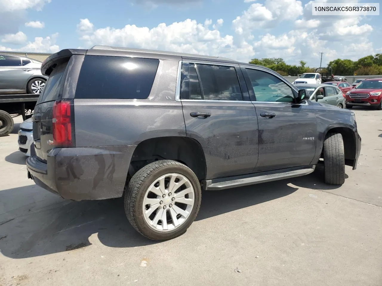 1GNSCAKC5GR373870 2016 Chevrolet Tahoe C1500 Ls