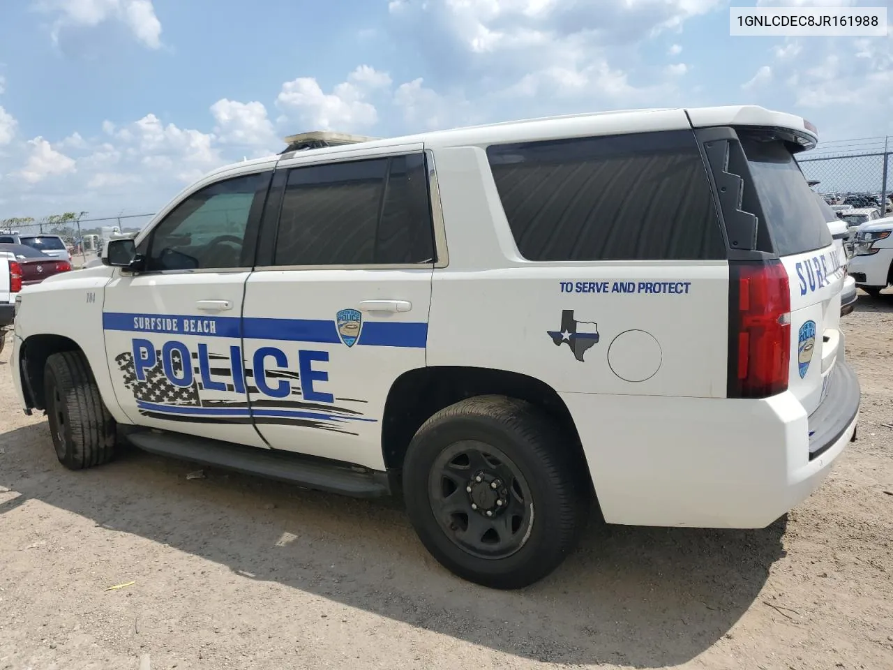 2018 Chevrolet Tahoe Police VIN: 1GNLCDEC8JR161988 Lot: 71675534