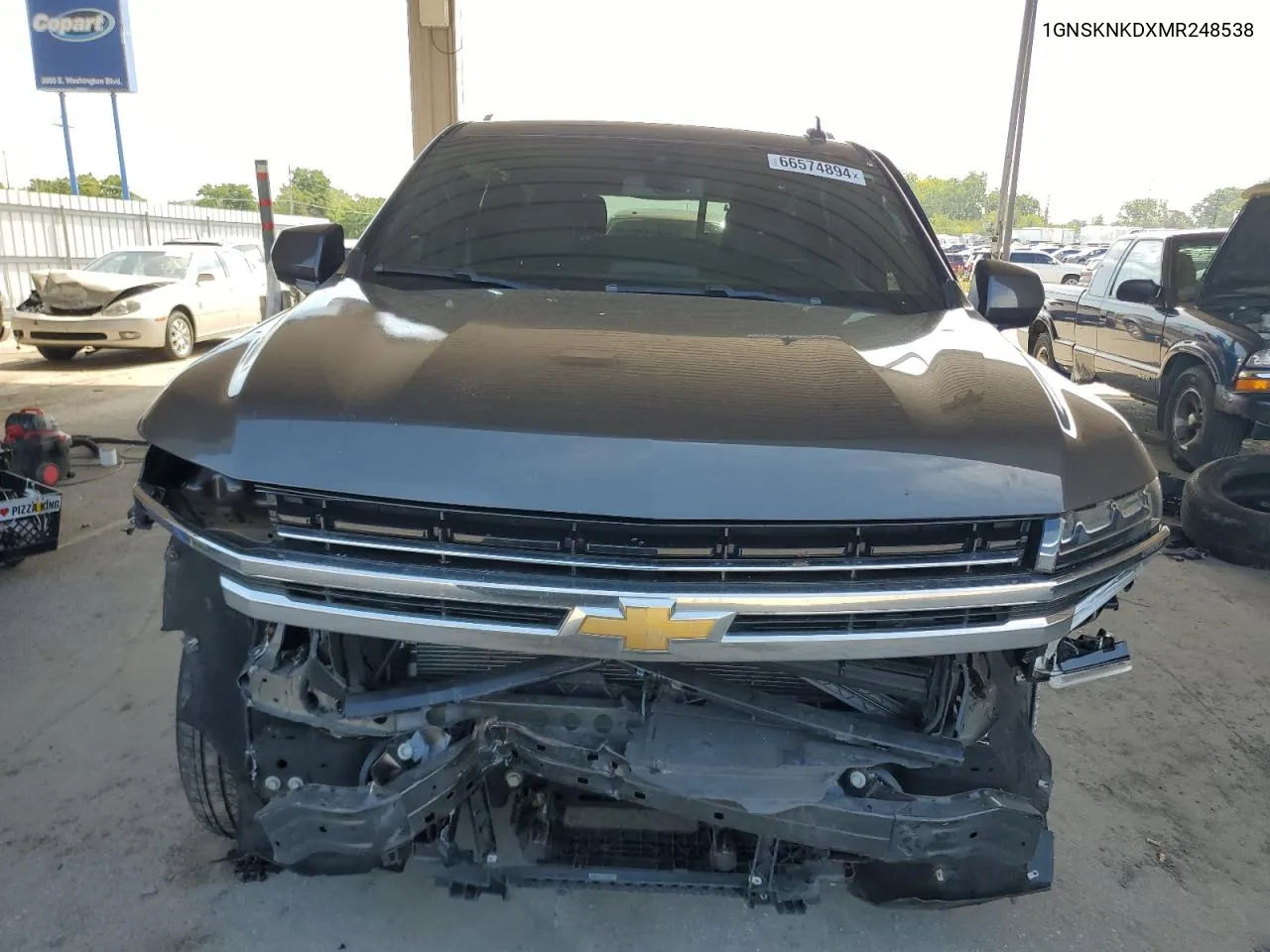 1GNSKNKDXMR248538 2021 Chevrolet Tahoe K1500 Lt