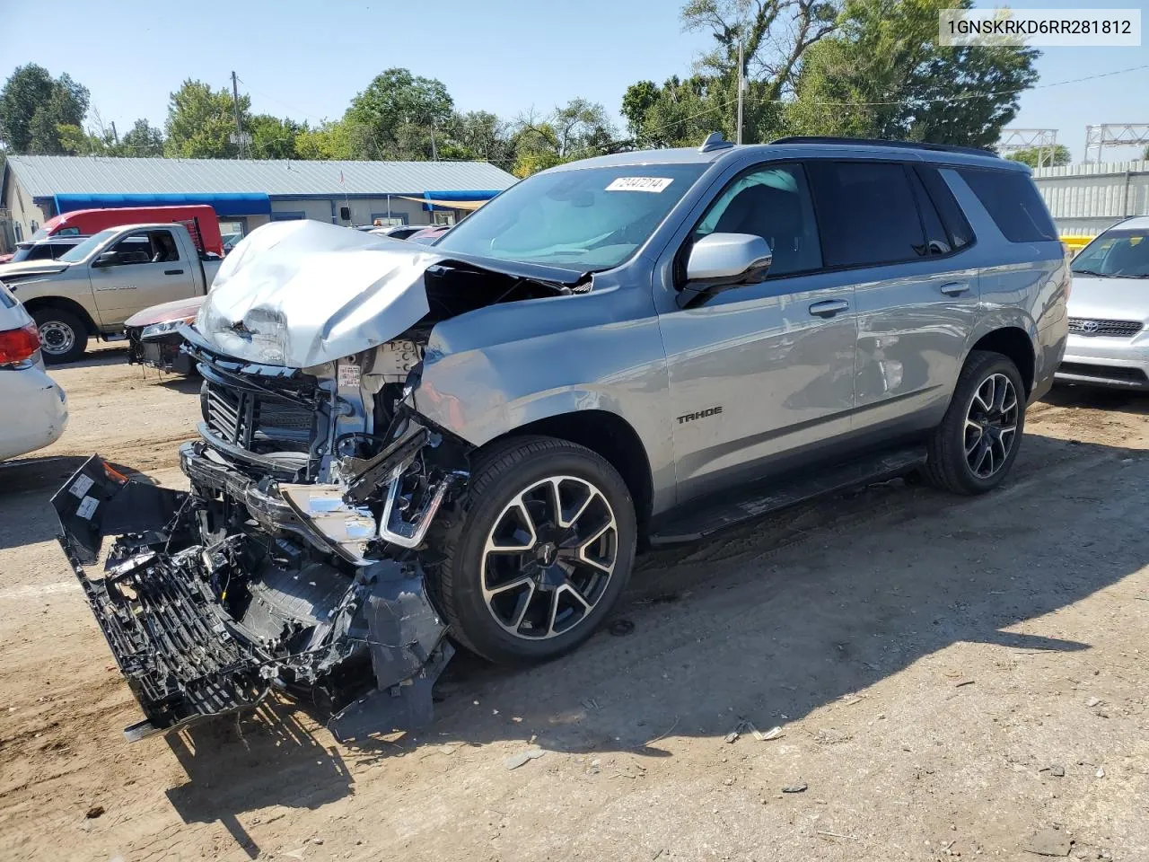 2024 Chevrolet Tahoe K1500 Rst VIN: 1GNSKRKD6RR281812 Lot: 72447214