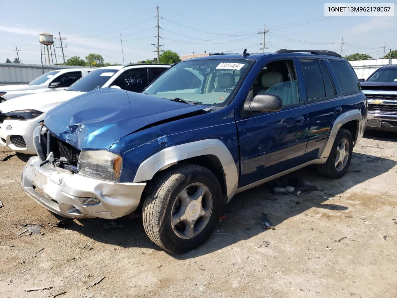 2006 Chevrolet Trailblazer Ls VIN: 1GNET13M962178057 Lot: 63258404