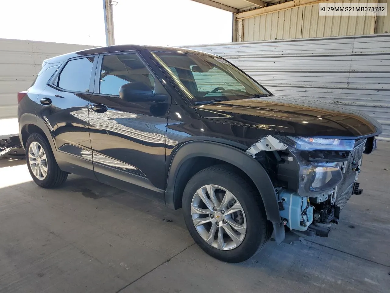 2021 Chevrolet Trailblazer Ls VIN: KL79MMS21MB071782 Lot: 72284414