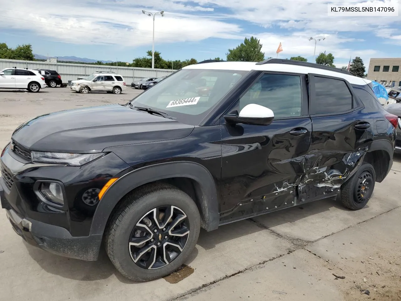 2022 Chevrolet Trailblazer Activ VIN: KL79MSSL5NB147096 Lot: 68365444