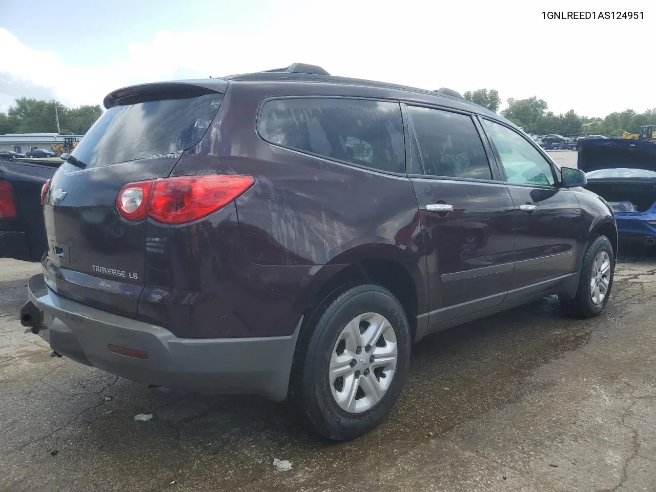 2010 Chevrolet Traverse Ls VIN: 1GNLREED1AS124951 Lot: 62661654