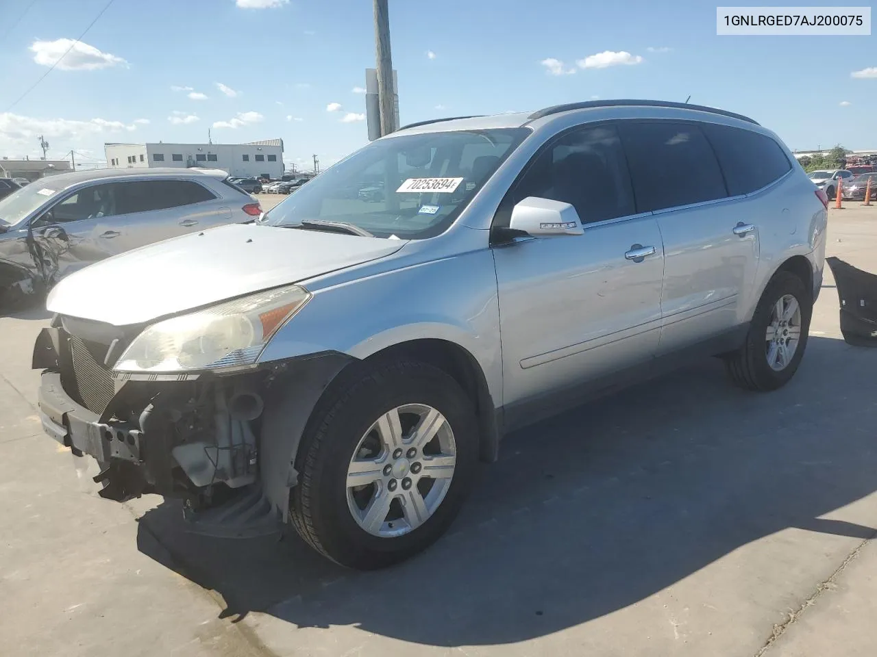 2010 Chevrolet Traverse Lt VIN: 1GNLRGED7AJ200075 Lot: 70253694