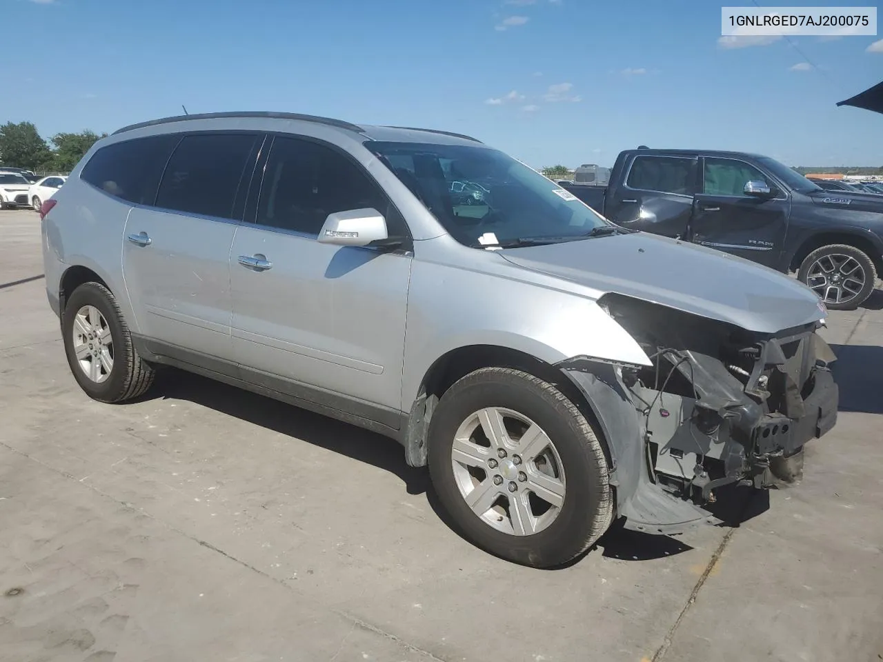 2010 Chevrolet Traverse Lt VIN: 1GNLRGED7AJ200075 Lot: 70253694