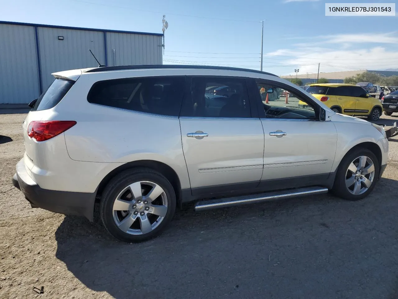 2011 Chevrolet Traverse Ltz VIN: 1GNKRLED7BJ301543 Lot: 71496404