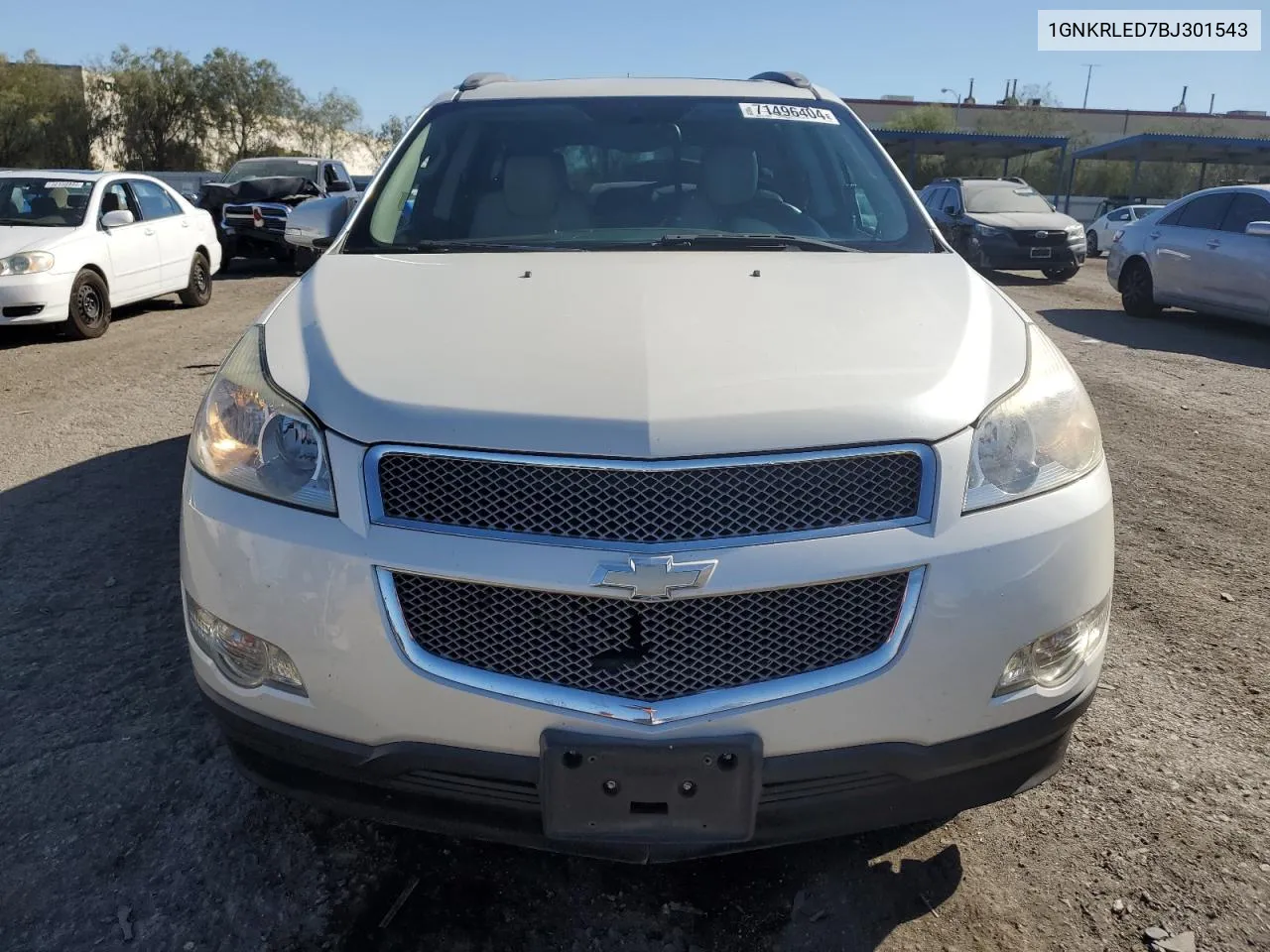 2011 Chevrolet Traverse Ltz VIN: 1GNKRLED7BJ301543 Lot: 71496404