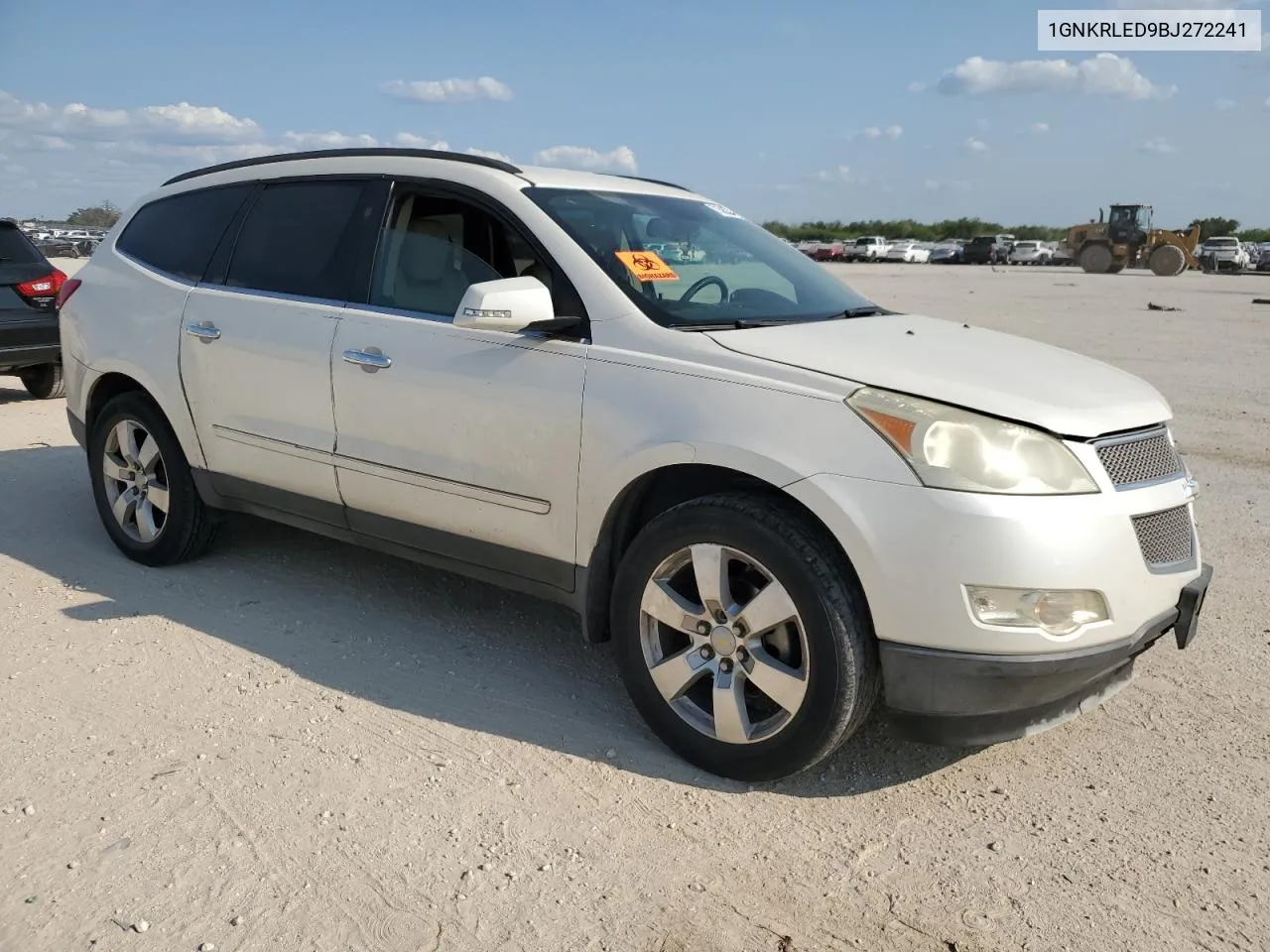 2011 Chevrolet Traverse Ltz VIN: 1GNKRLED9BJ272241 Lot: 71545334