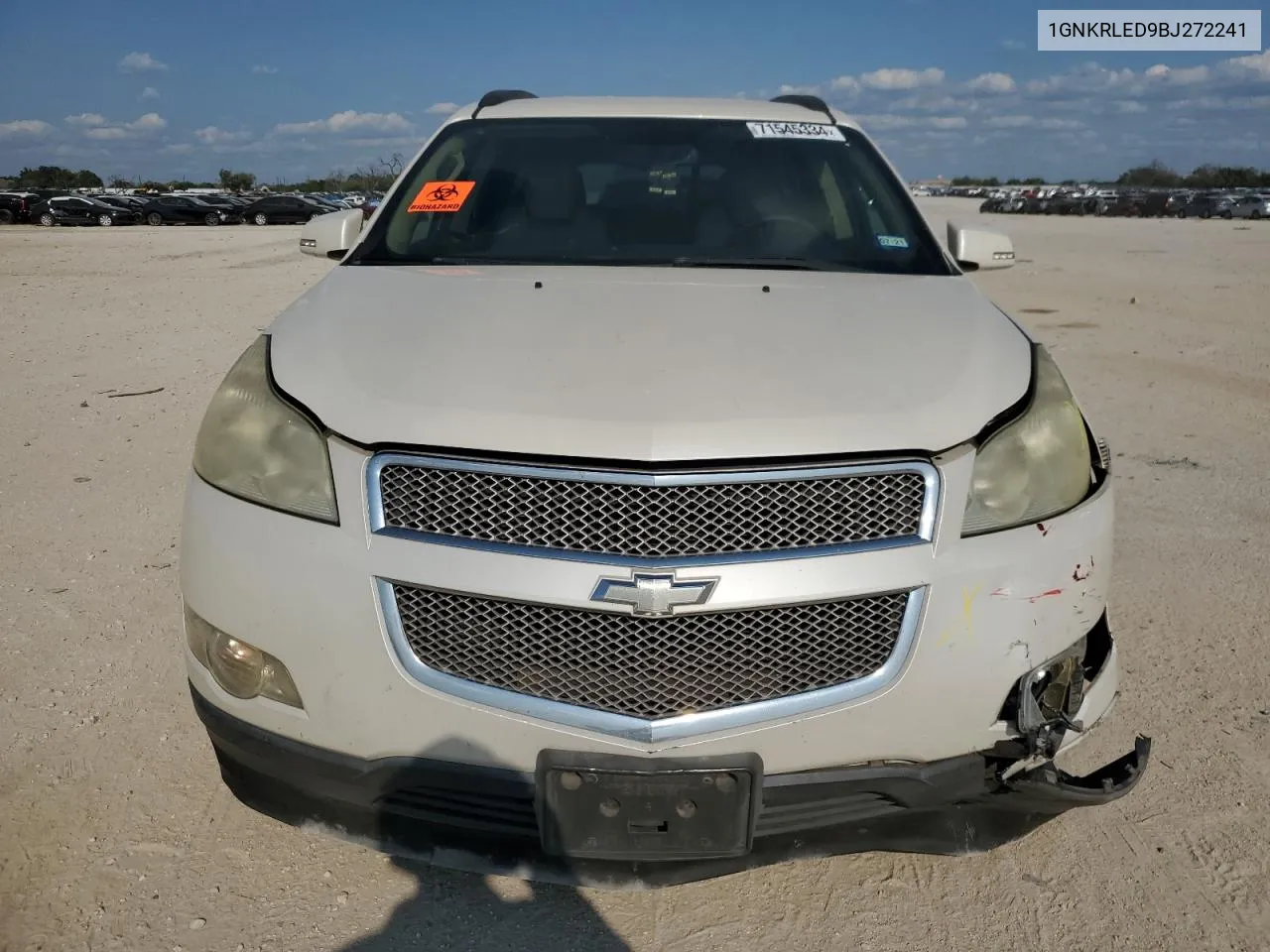 2011 Chevrolet Traverse Ltz VIN: 1GNKRLED9BJ272241 Lot: 71545334