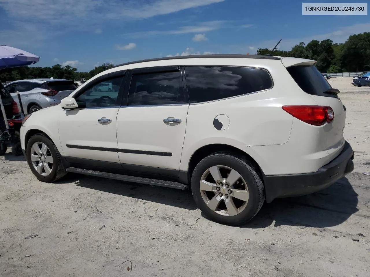 1GNKRGED2CJ248730 2012 Chevrolet Traverse Lt