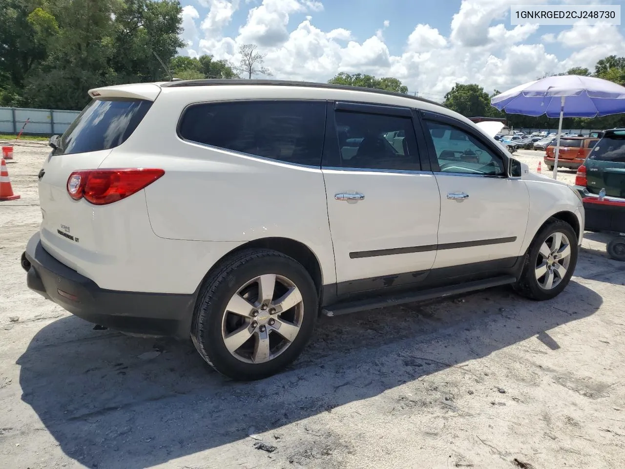 2012 Chevrolet Traverse Lt VIN: 1GNKRGED2CJ248730 Lot: 64654054