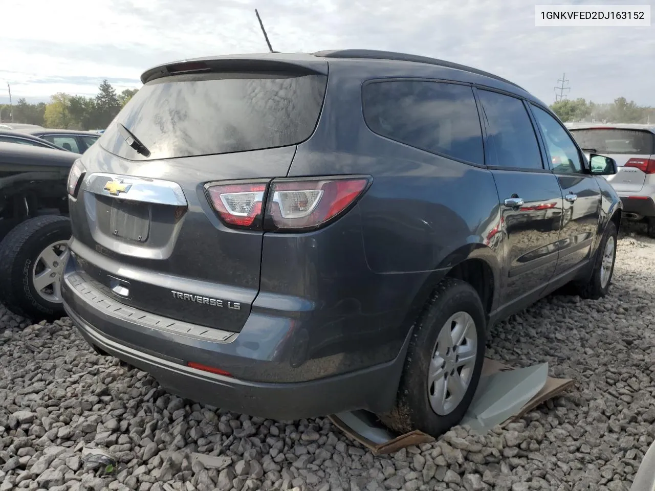 2013 Chevrolet Traverse Ls VIN: 1GNKVFED2DJ163152 Lot: 67161424