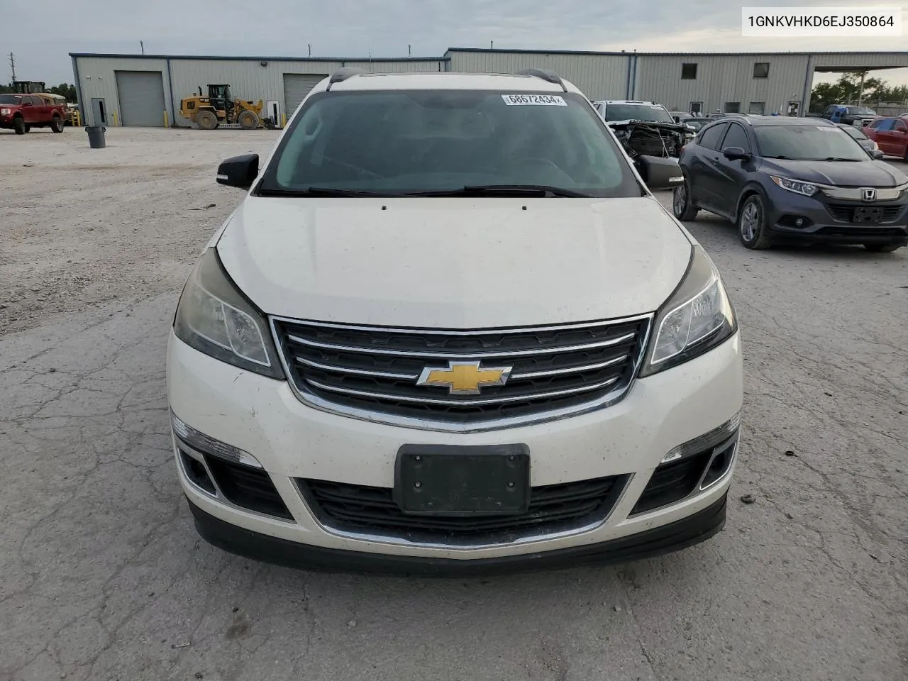 1GNKVHKD6EJ350864 2014 Chevrolet Traverse Lt