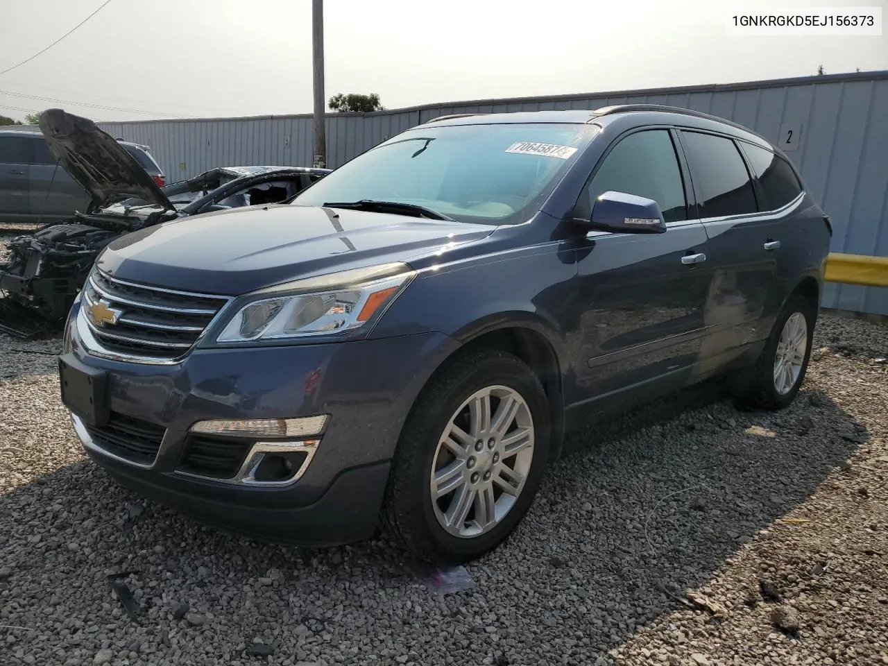 2014 Chevrolet Traverse Lt VIN: 1GNKRGKD5EJ156373 Lot: 70645874