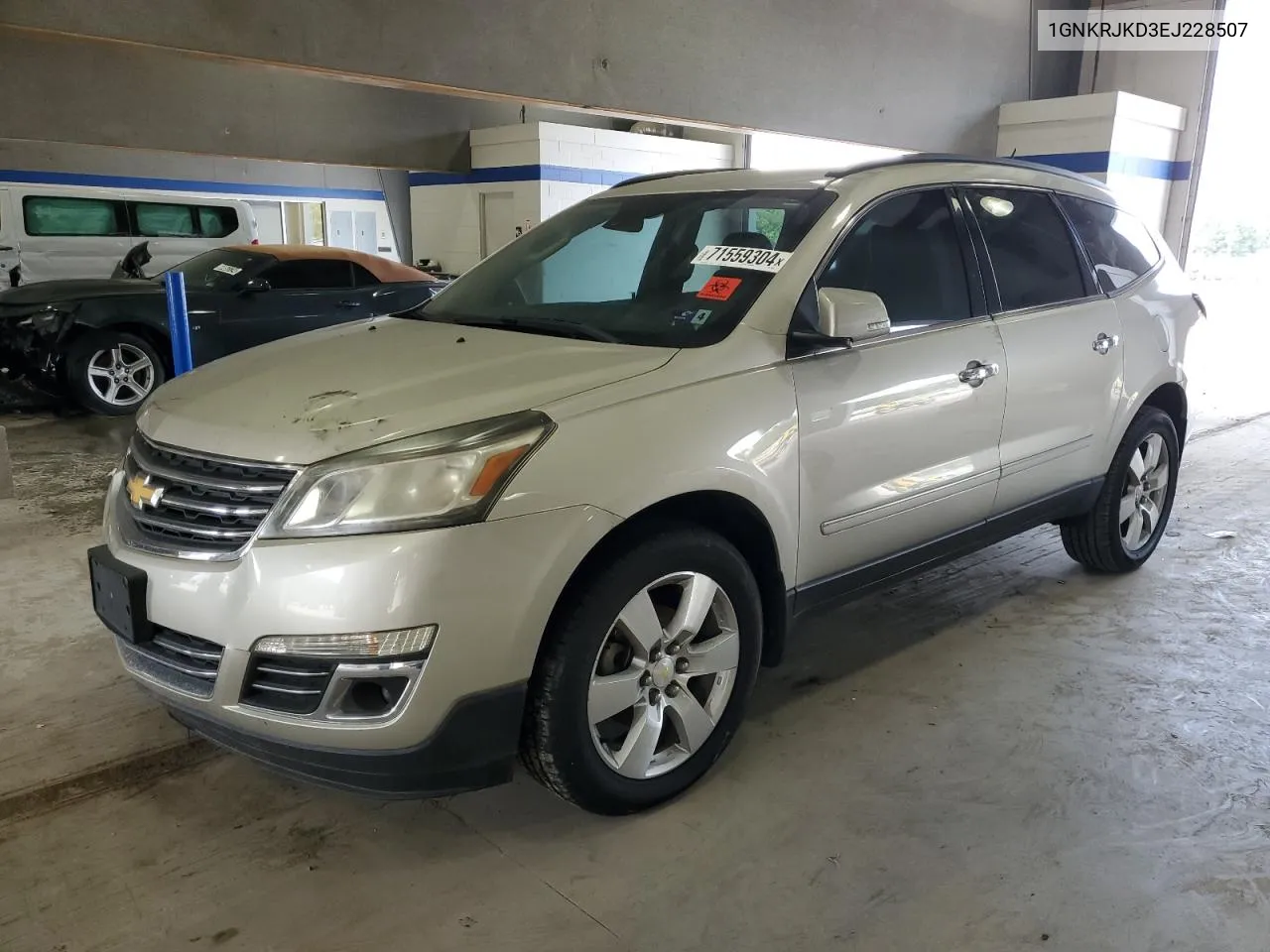 2014 Chevrolet Traverse Ltz VIN: 1GNKRJKD3EJ228507 Lot: 71559304