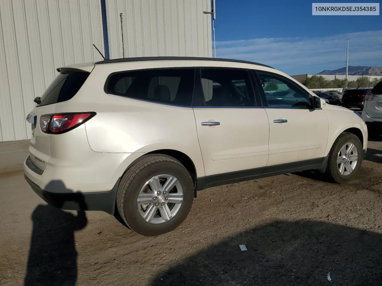 2014 Chevrolet Traverse Lt VIN: 1GNKRGKD5EJ354385 Lot: 71848944