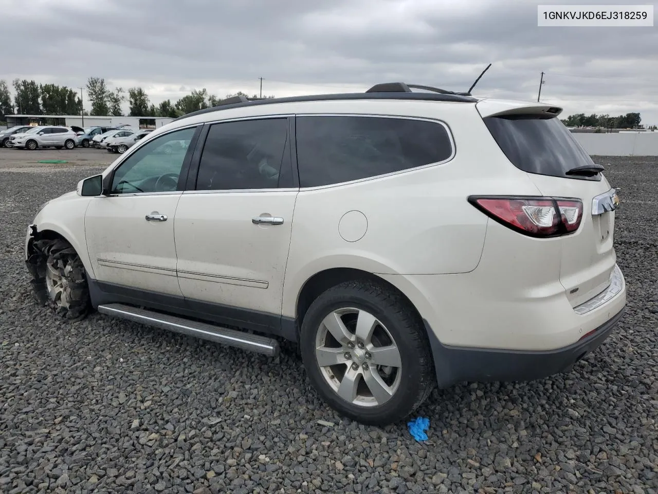 2014 Chevrolet Traverse Ltz VIN: 1GNKVJKD6EJ318259 Lot: 71889284