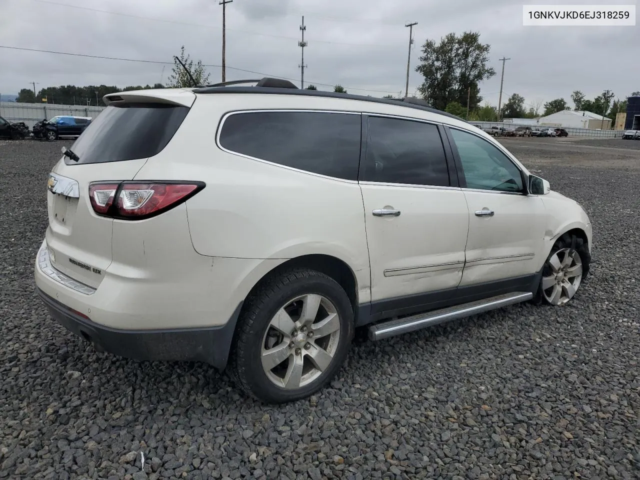 2014 Chevrolet Traverse Ltz VIN: 1GNKVJKD6EJ318259 Lot: 71889284