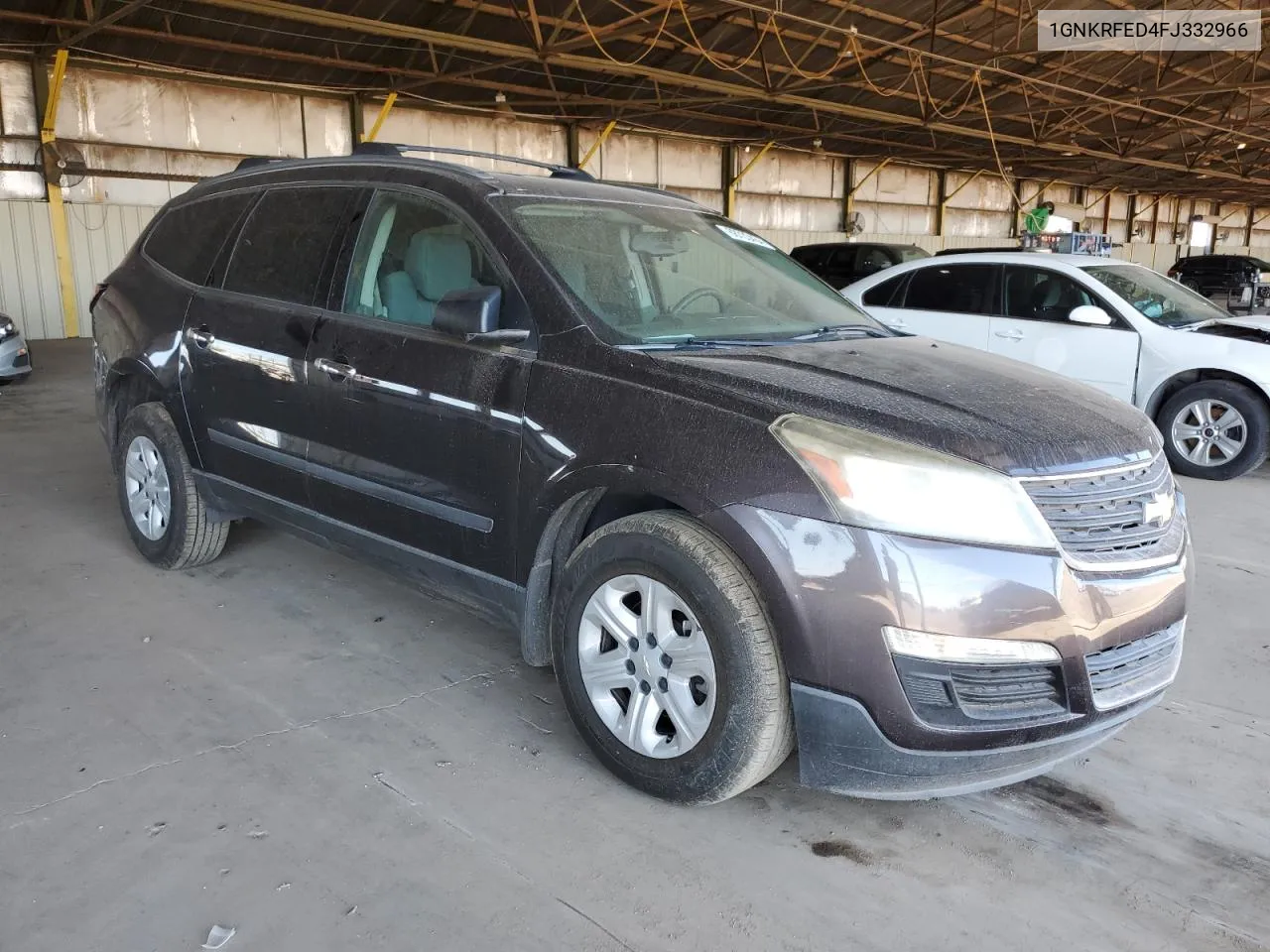 2015 Chevrolet Traverse Ls VIN: 1GNKRFED4FJ332966 Lot: 68733434