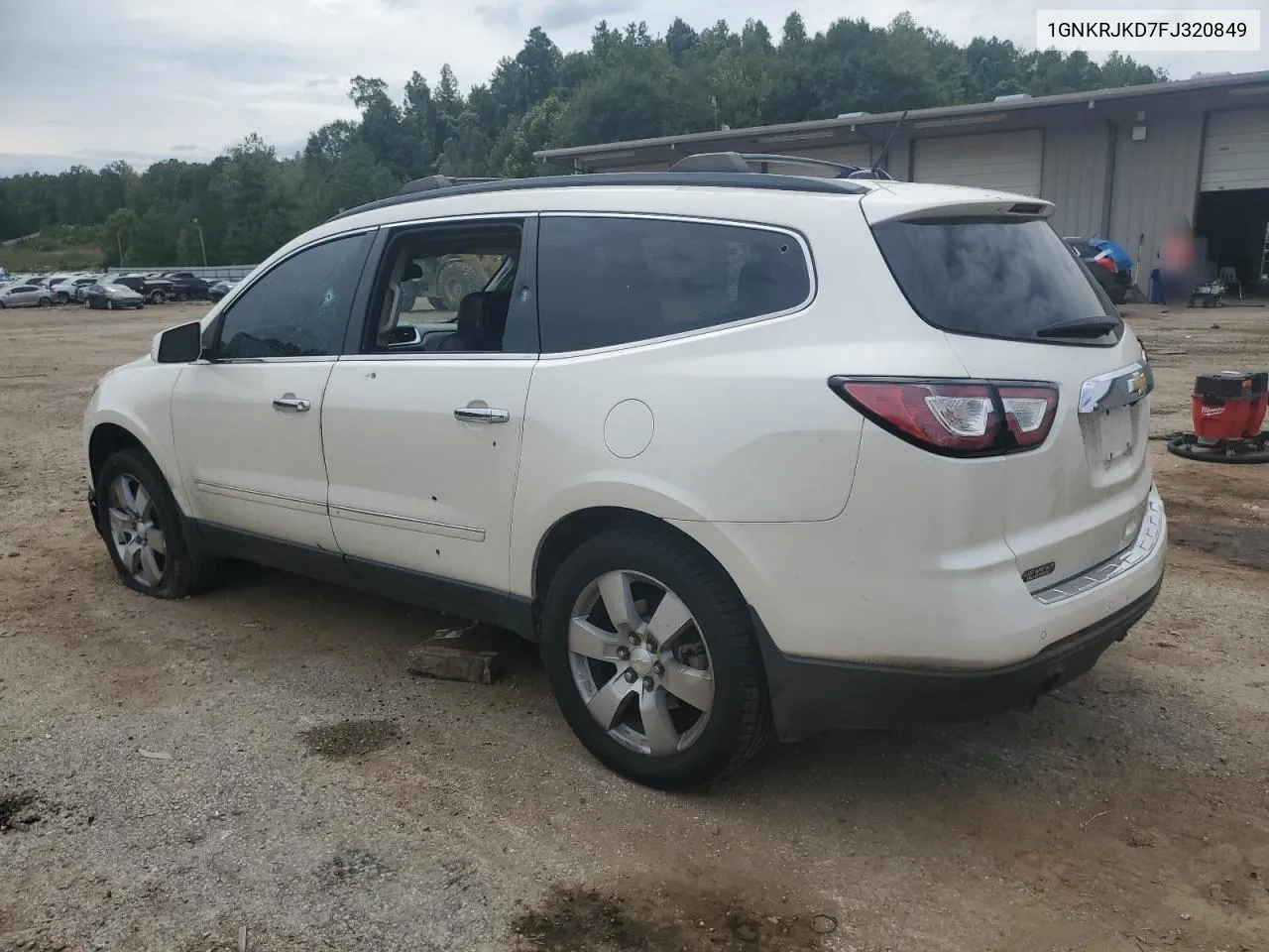 2015 Chevrolet Traverse Ltz VIN: 1GNKRJKD7FJ320849 Lot: 70959844