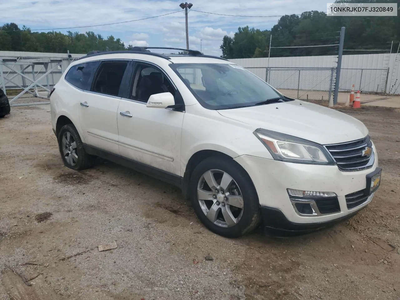 2015 Chevrolet Traverse Ltz VIN: 1GNKRJKD7FJ320849 Lot: 70959844