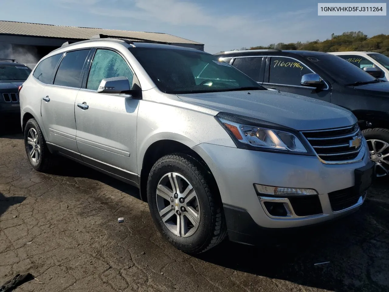 2015 Chevrolet Traverse Lt VIN: 1GNKVHKD5FJ311264 Lot: 71272114