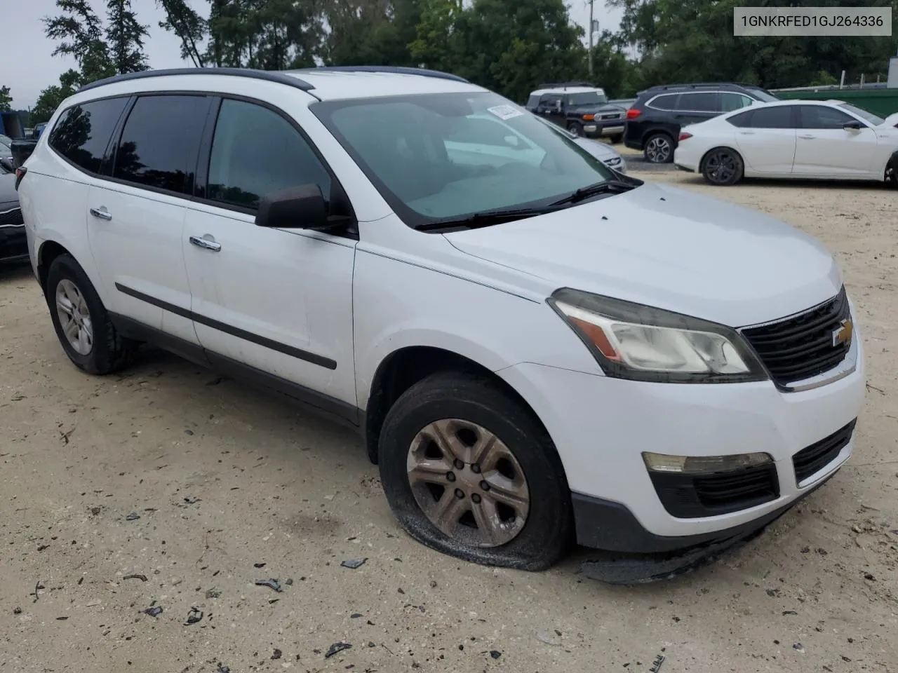 2016 Chevrolet Traverse Ls VIN: 1GNKRFED1GJ264336 Lot: 70282214