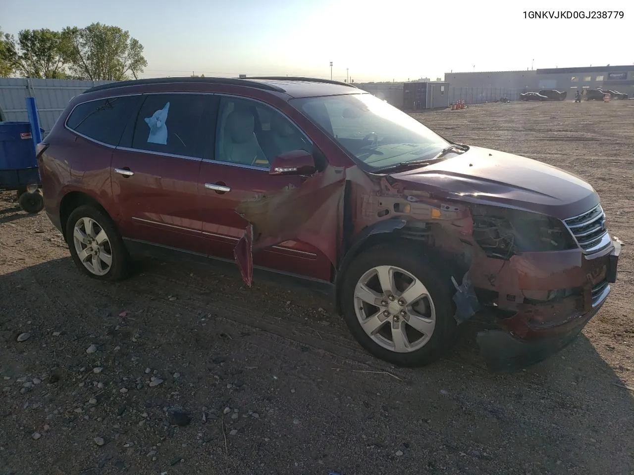 2016 Chevrolet Traverse Ltz VIN: 1GNKVJKD0GJ238779 Lot: 71255344