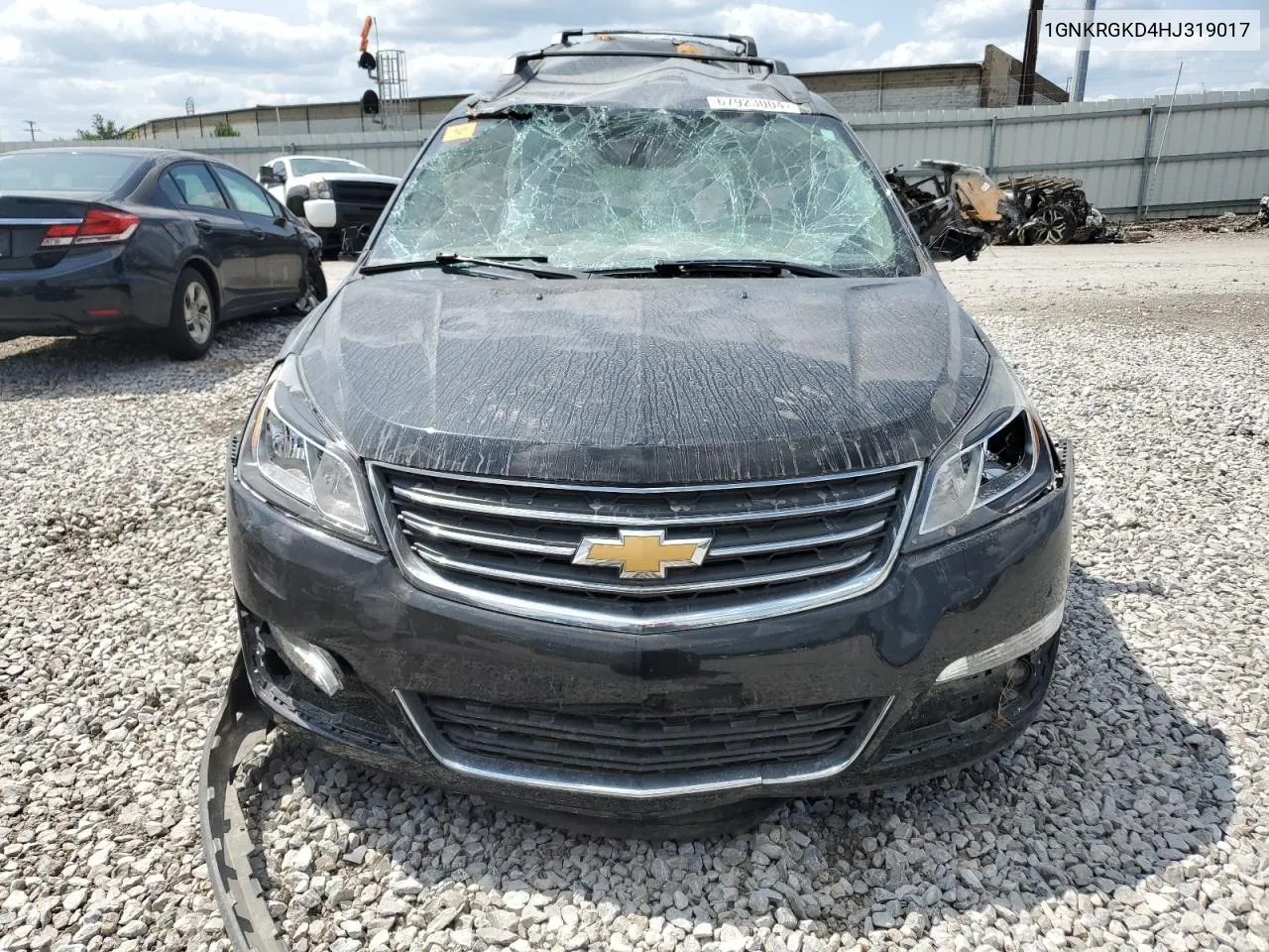 1GNKRGKD4HJ319017 2017 Chevrolet Traverse Lt