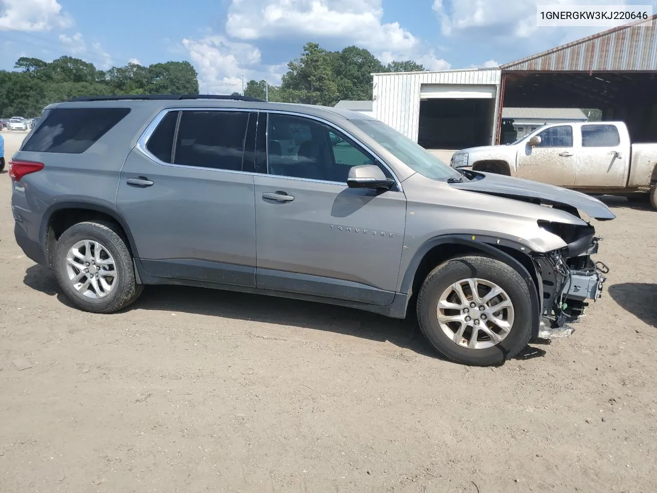 1GNERGKW3KJ220646 2019 Chevrolet Traverse Lt