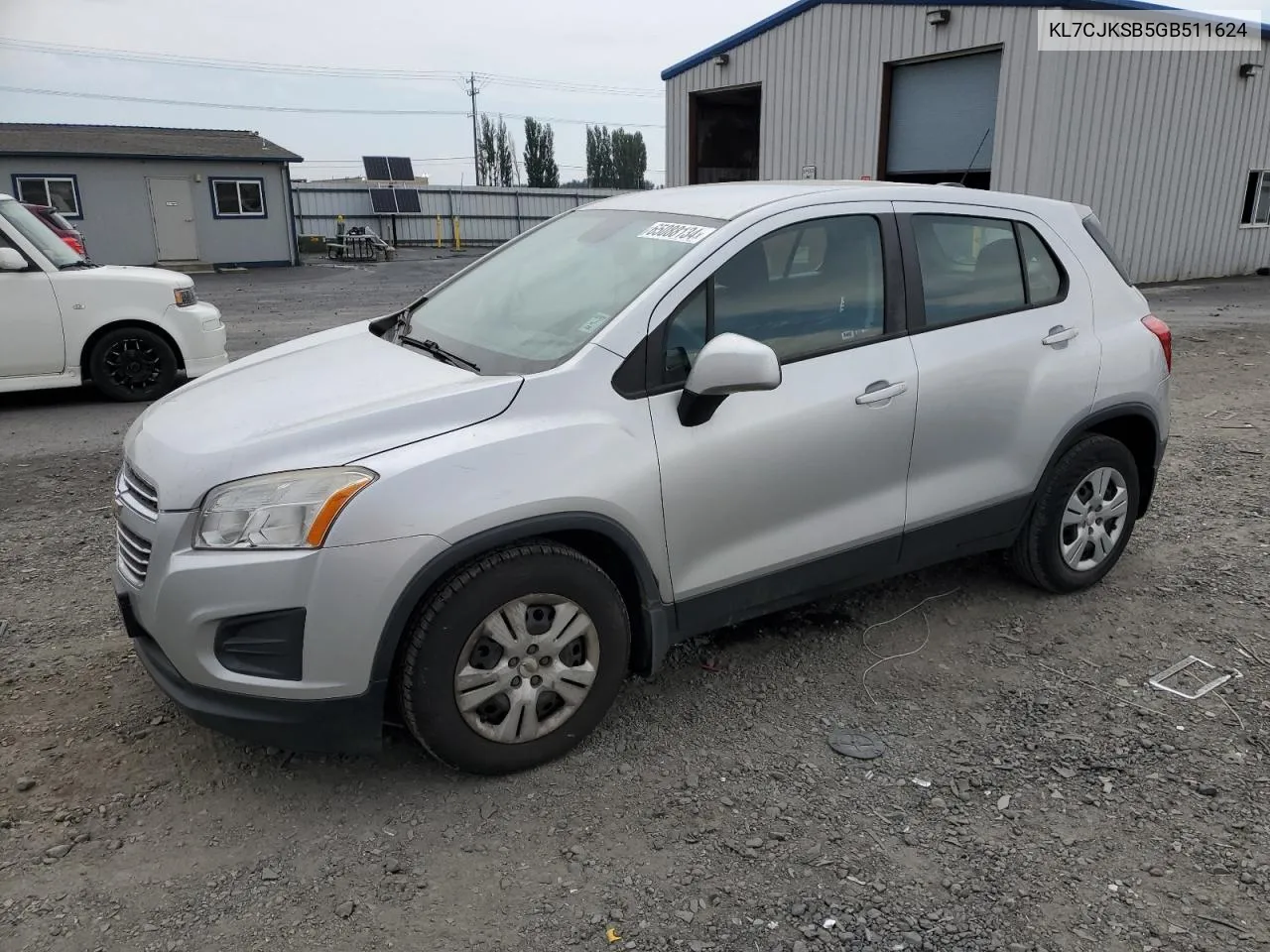 2016 Chevrolet Trax Ls VIN: KL7CJKSB5GB511624 Lot: 65088134