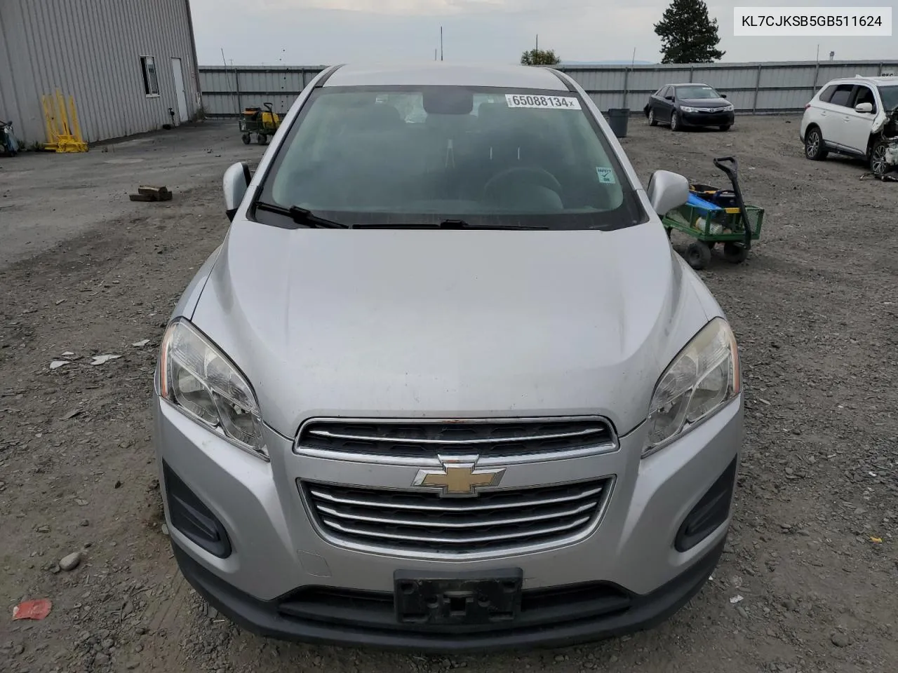 2016 Chevrolet Trax Ls VIN: KL7CJKSB5GB511624 Lot: 65088134