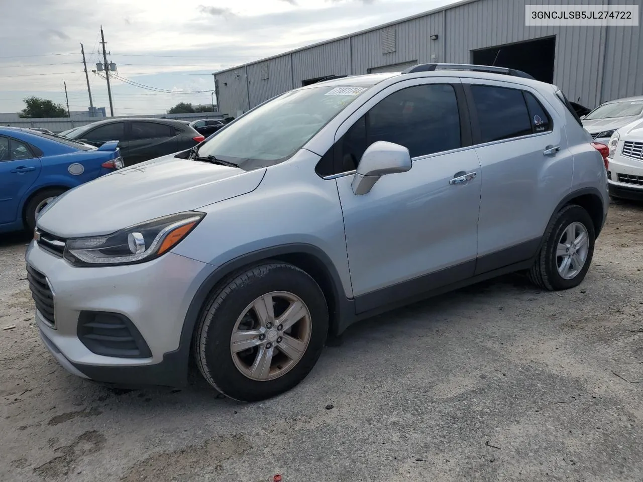 2018 Chevrolet Trax 1Lt VIN: 3GNCJLSB5JL274722 Lot: 71871744