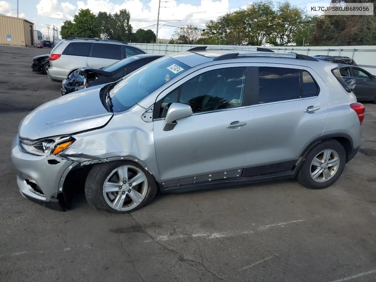 2018 Chevrolet Trax 1Lt VIN: KL7CJPSB0JB689056 Lot: 72274014