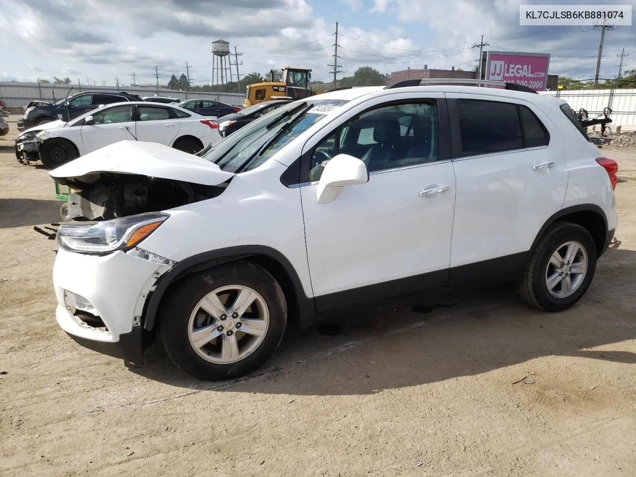 2019 Chevrolet Trax 1Lt VIN: KL7CJLSB6KB881074 Lot: 70436004