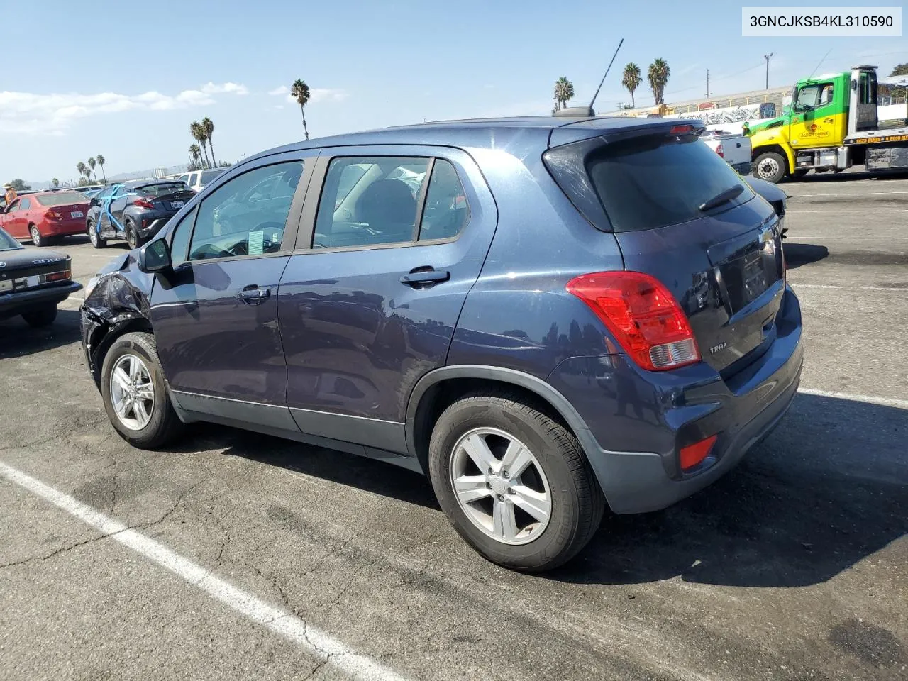 2019 Chevrolet Trax Ls VIN: 3GNCJKSB4KL310590 Lot: 71963484