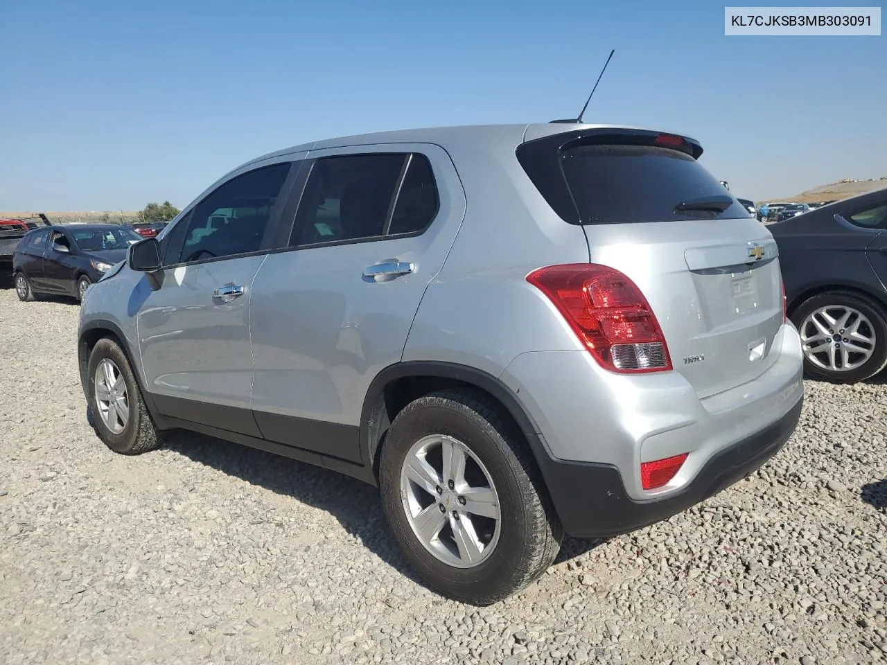 KL7CJKSB3MB303091 2021 Chevrolet Trax Ls