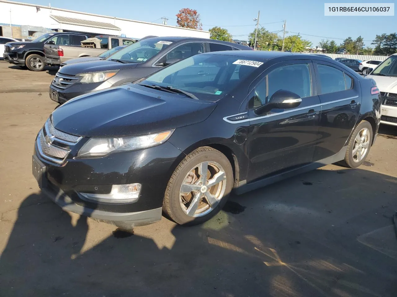 2012 Chevrolet Volt VIN: 1G1RB6E46CU106037 Lot: 66712904