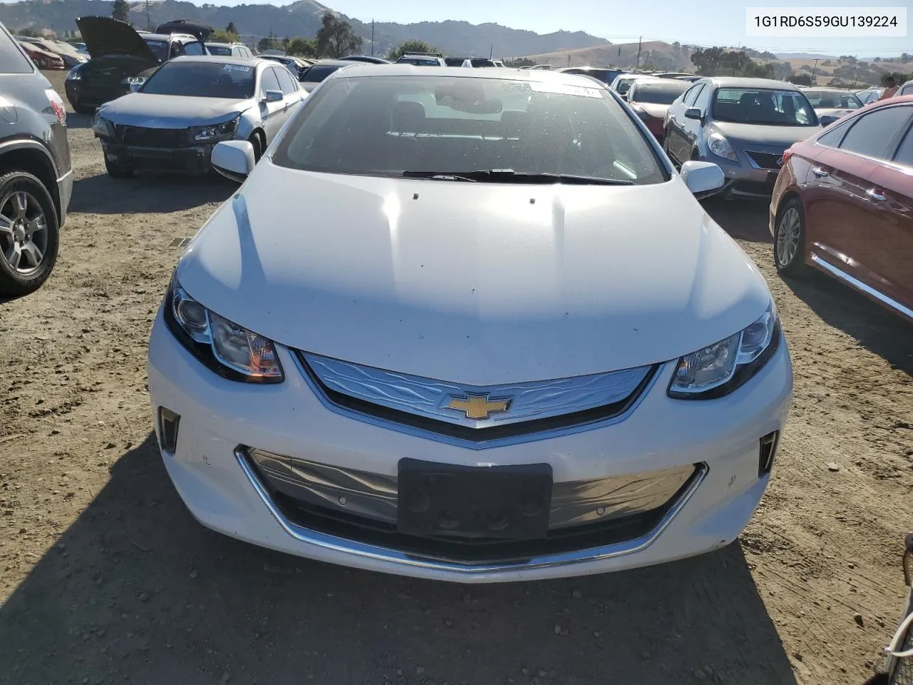 2016 Chevrolet Volt Ltz VIN: 1G1RD6S59GU139224 Lot: 71798884