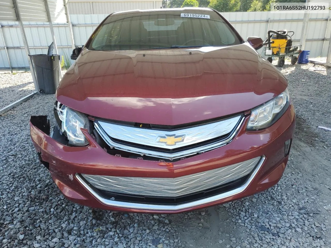 2017 Chevrolet Volt Lt VIN: 1G1RA6S52HU192793 Lot: 69195224