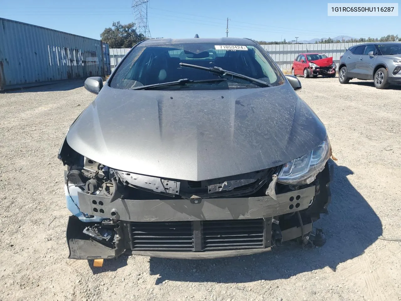 2017 Chevrolet Volt Lt VIN: 1G1RC6S50HU116287 Lot: 71053424